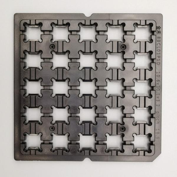 Quality Antistatic PC Standard Waffle Pack Chip Trays Eco Friendly For Lens Holder for sale