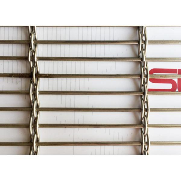 Quality SS304 Plain Weave Metal Decorative Exterior Facade For Architectural Woven Wire Mesh for sale