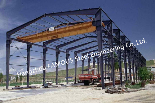 China Steel Framelight Pre-Engineered Building Dimension Customized For Workshop factory