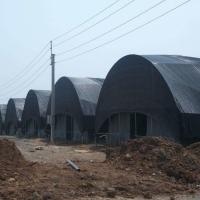 China Indoor Mushroom Greenhouse Hot Dip Galvanized Steel Three Layer PEP Plastic Film factory