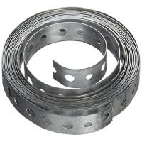 China Silver HVAC Duct Fitting Strap Perforated Plumbers Metal Tape Hanger Bar Galvanized factory