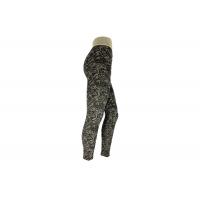 Quality Jacquard Lace Look Womens Fleece Lined Leggings High Waist Brushed Leggings for sale