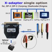 China X-ADAPTER DB25 to DIP-8 for pogo pin TSSOP /MSOP /SOIC connect with DIAGPROG-DP4 programmer device factory