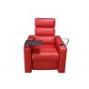 China Leather Home Cinema Sofa Modern Recliner Chair With USB Charger factory