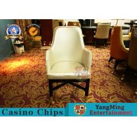 China 98cm Height Casino Gaming Chairs Metal Pulley Back Pattern Backrest factory
