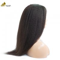 China Kinky Straight Customized Human Hair Wigs 13*4 Front Lace Human Hair Wig factory