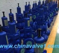 China Steel WCB Pilot operated pressure reducing valve factory