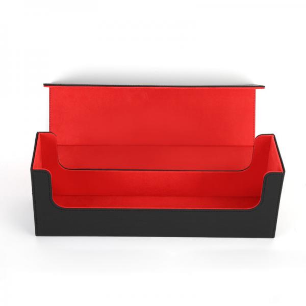 Quality Velvet Long Deck Card Box 400+ Trading Card Storage Case Holds ISO9001 for sale