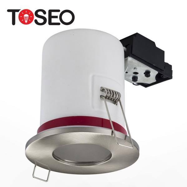 Quality cylinder Cutting 75mm Recessed Spotlights Ip65 Fire Rated Gu10 Downlights for sale