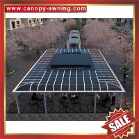 China patio terrace sunshade aluminum polycarbonate gazebo shelter canopy awning for the coffee shop canteen store restaurant factory