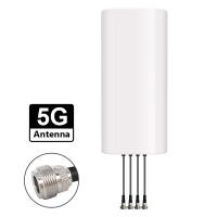 Quality Outdoor Multiband 600-6000MHz 4G 5G Antenna Ultra wideband 4 port Panel Aerial for sale