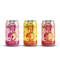 China Discover: Taiwan 320ml Popping Boba with Peach Iced Tea - Bursting Boba Tea factory
