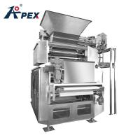 China Puff Pastry / Biscuit Making Machine Floor Type Continuous Bakery Dough Sheeter With Conveyor Belt for sale