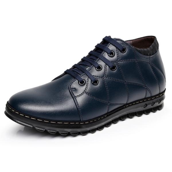 Quality OEM / ODM Casual Leather Oxford Shoes , Mens Genuine Leather Sneakers for sale
