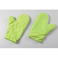 China silicone oven mitts/ oven glove OEM offer  sizes:27*17   material: cotton +silicone for sale
