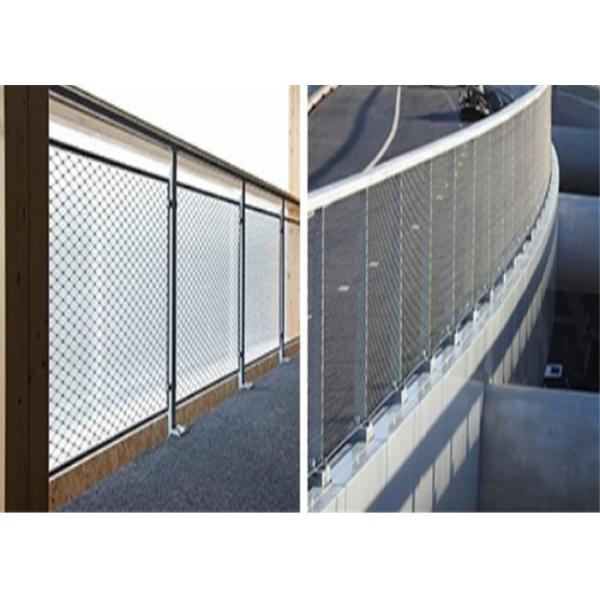 Quality Outdoor Decorative Rope Mesh Netting Fence Diamond Shape Hole For Buidling Wall for sale
