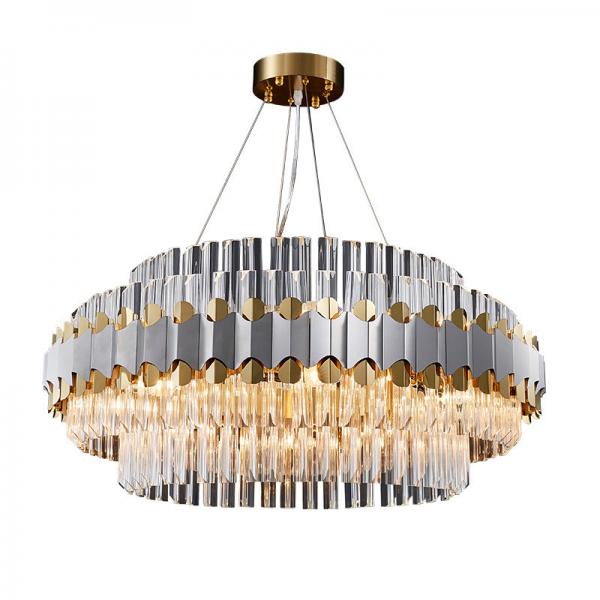 Quality Shopping Mall Height 36cm LED Dimmable Crystal Pendant Ceiling Light for sale