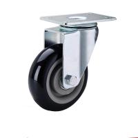 China 50mm 75mm Heavy Duty PVC Swivel Caster Wheel for Trolley Industrial Applications factory