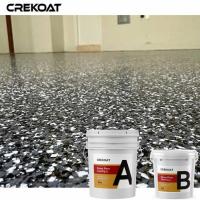 Quality Residential Epoxy Flake Floor Coating Customizable For Hospital for sale