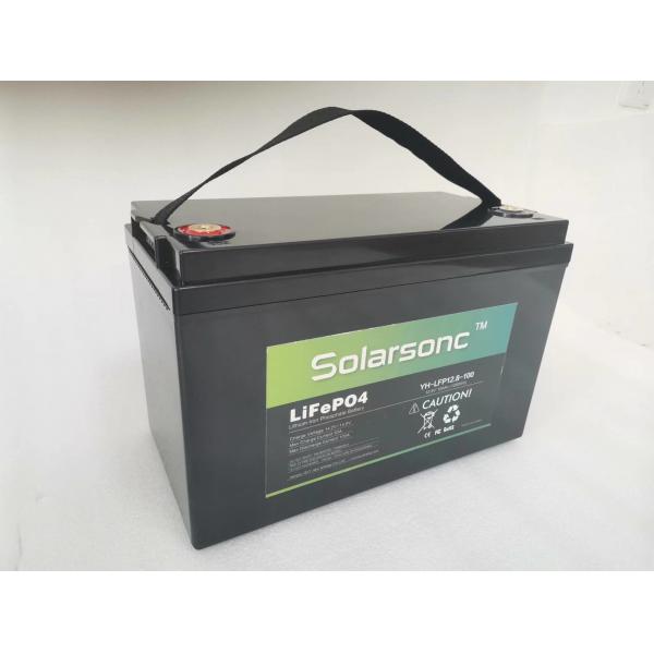 Quality 100ah Lifepo4 12 Volt Deep Cycle Battery Pack For Hybrid Off Grid for sale