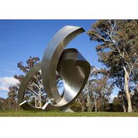 Quality Garden Large Modern Abstract Stainless Steel Decorative Sculpture for sale