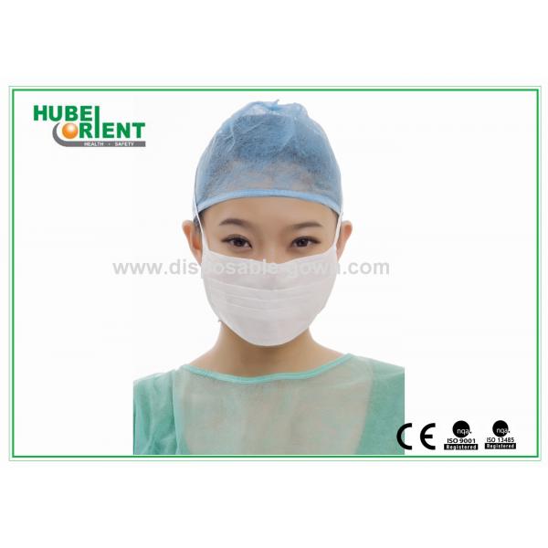 Quality Professional Hospital Use Disposable Medical Non-woven Face Mask With Tie-on For for sale