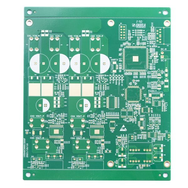 Quality TG150 Halogen Free Fr4 PCB Board Double Sided 1.6mm 6mil Immersion Gold for sale