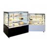 China Large Volume Bakery Glass Showcase With Led Lighting , 7ft Supermarket Open Chiller factory