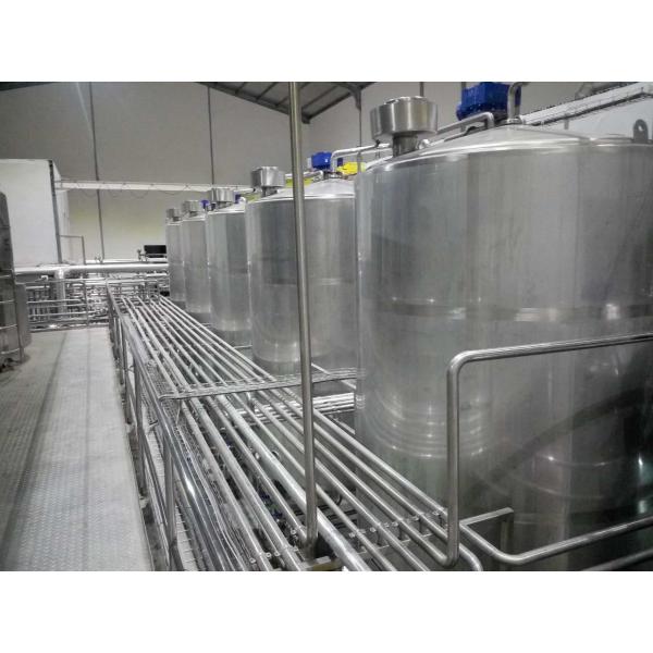 Quality 3000L 20T/H Pump CIP Washing System SUS316 For Milk Processing Line for sale