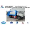 China Factory selling best price Dongfeng 153 6 wheels 190hp diesel 12m3 compact garbage trucks refuse rubbish trash truck factory