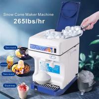 China 230W Electric Snow Cone Maker 220V Snowcone Machine White factory