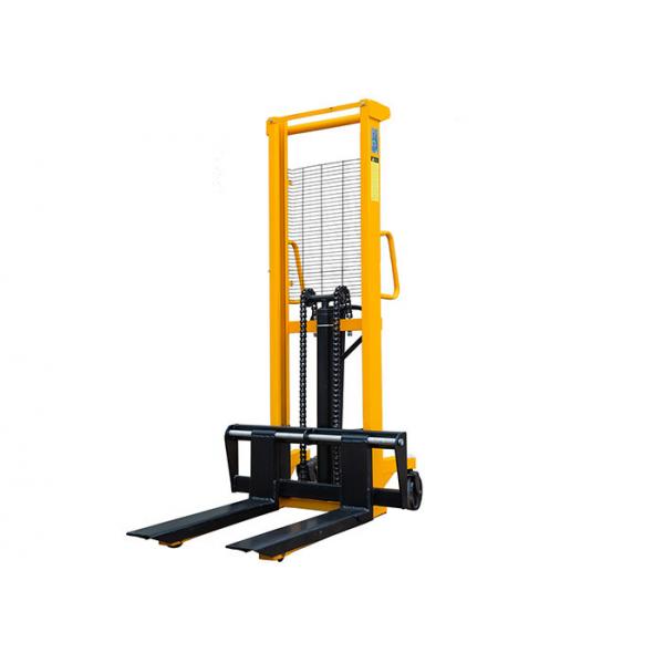 Quality 550mm 1 Stage Mast 2.5m Manual Hydraulic Pallet Lifter Truck for sale