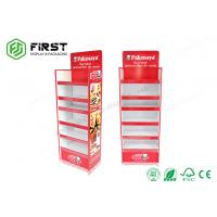 China Custom Logo Cardboard Floor Stand Retail Promotion Carton Paper Cardboard Floor Shelf Display factory