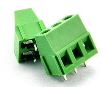 Quality Green 5.08 2P 3P PCB Spring Terminal Block RD144 16.2x13.10mm for sale
