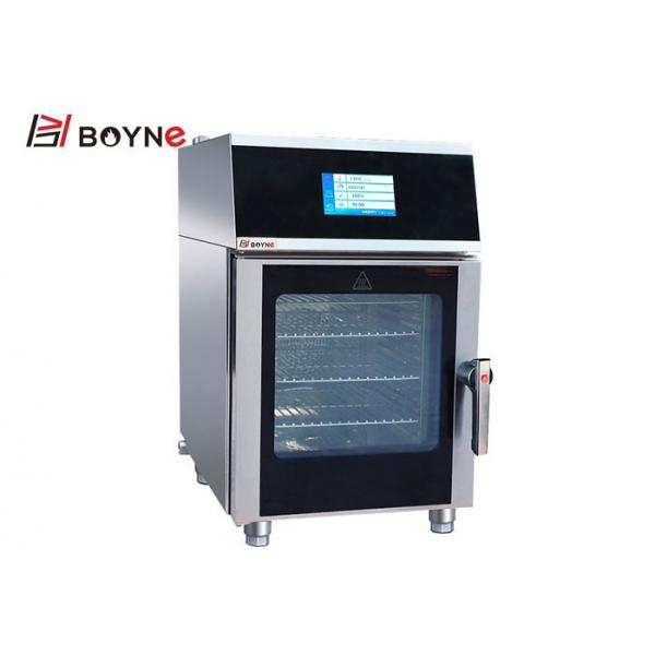 Quality Commercial Electric Touch Sreen  Steam Combi Oven High Efficiency 4 Deck Table Top CE Certification for sale