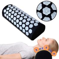 China Yoga Block / Yoga Props Lotus Acupressure Massage Pillow For Neck / Body Muscle Relaxation factory