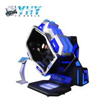China 9D Game VR Simulator 360 Kingkong Rotating Virtual Reality Roller Coaster Simulator factory