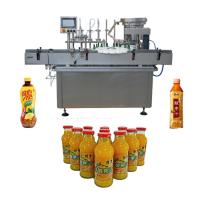 China Pneumatic Driven Water Filling Machine , Stainless Steel Beverage Filling Machine factory