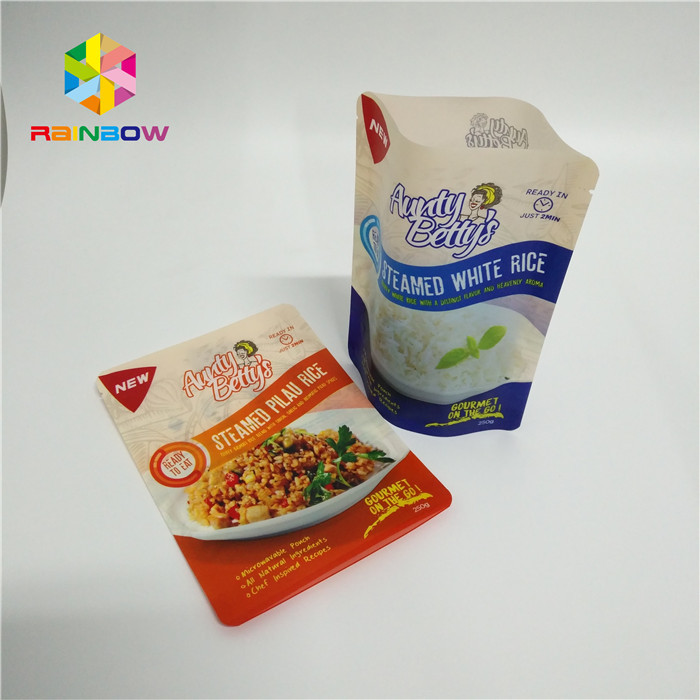 China Food Grade Food Vacuum Seal Bags High Temperature Plastic Standing Retort Pouch factory