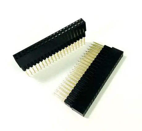 Quality Pitch 2.54mm Pin Header Female PCB Board Socket 2x20 Stacking Header for sale