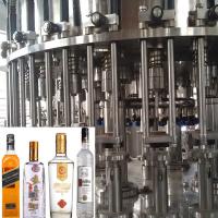 China Stainless Steel 304 Whisky Alcohol Filling Machine Capping 3000bph factory