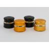 China 15g Decorative Dark Glass Jars With Lids For Cosmetics Custom Printing factory