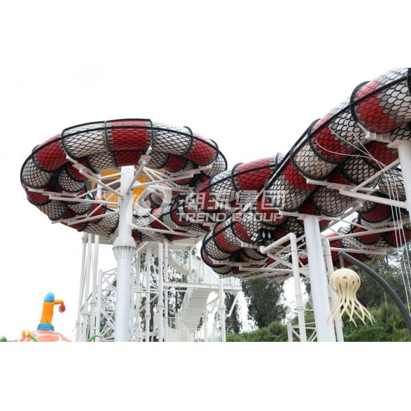 Quality Adult Fiberglass Water Slide Galvanized Carbon Steel Frame King Cobra Slide for Water Park for sale