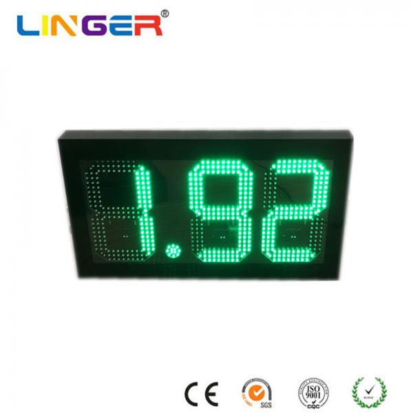 Quality 8.88 Digital Gas Price Signs In Green Color With 10 Inch Digits For USA Market for sale