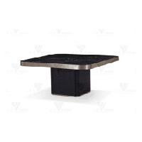 China Luxury Ceramic Marble top Coffee Table Elevated Coffee Table square coffee table factory