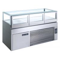 China Right Angle Industrial Refrigeration Equipment Refrigerated Cake Display Cabinet factory