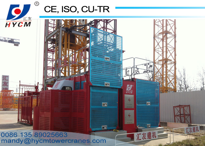 China Electric Powered 4ton SC200/200 with Two Cages Construction Hoist for Sale factory