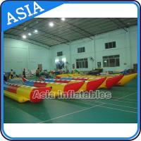 China Water Sleds Banana Inflatable Boats Heavy Duty For 6 Passengers Water Games for sale