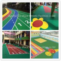 China Colorful Granules EPDM Rubber Flooring For Kindergarten And Children Playground factory