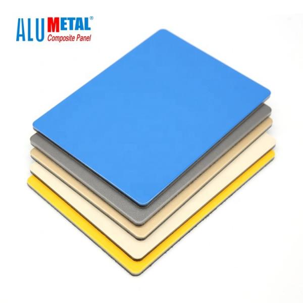Quality Outdoor PVDF Aluminum Composite Panel Brushed Surface Material Cladding 4mm for sale